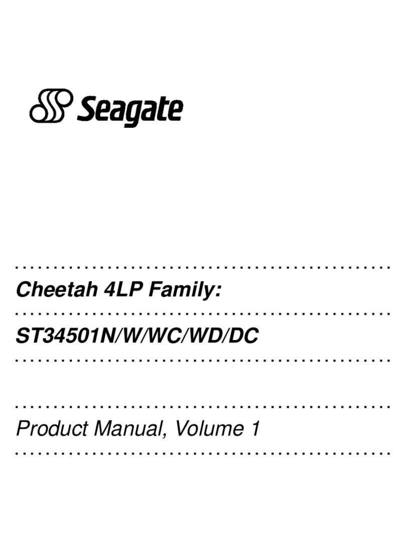 Seagate ST34501N User manual