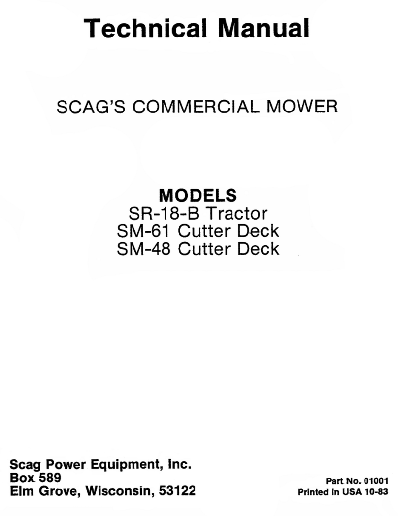 Scag Power Equipment SM 48 Technical manual