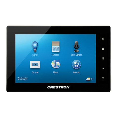 Crestron TSW-552 User manual