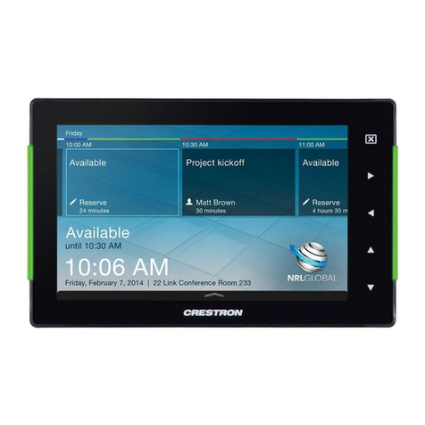Crestron TSS-752 User manual