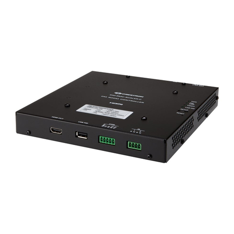 Crestron DM-RMC-SCALER-C User manual