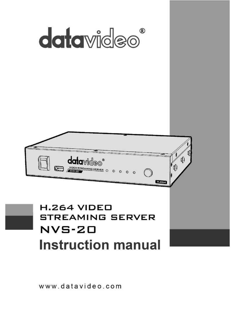 Data Video NVS-20 instruction manual