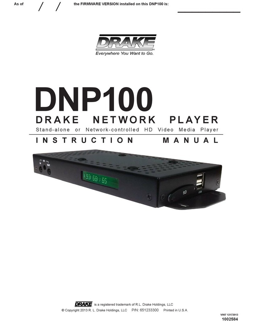 DRAKE DNP100 instruction manual