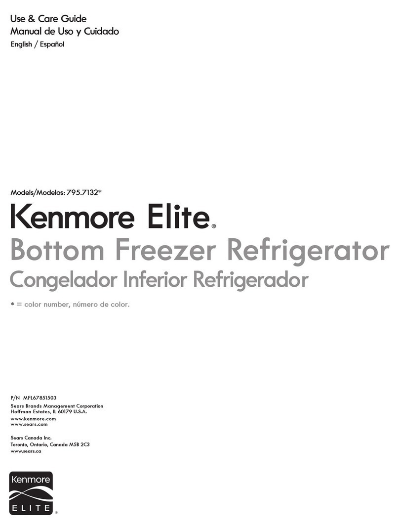 Kenmore 795.7132 Series Use & care guide