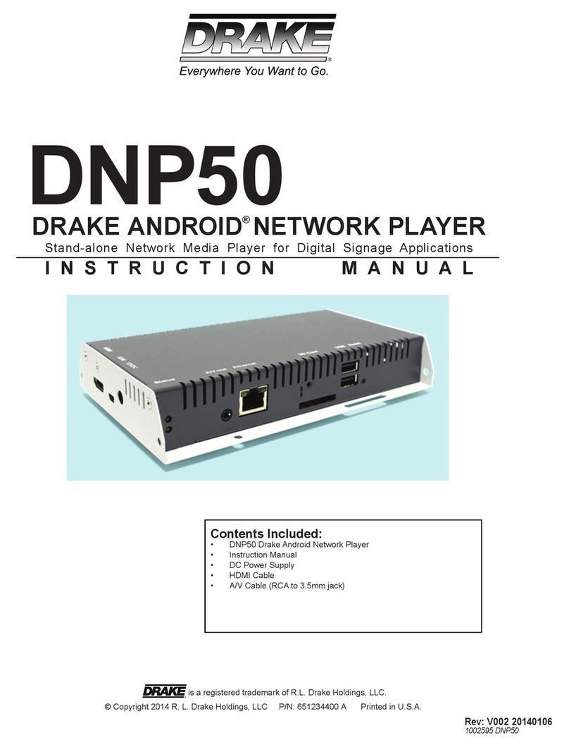 DRAKE DNP50 User manual