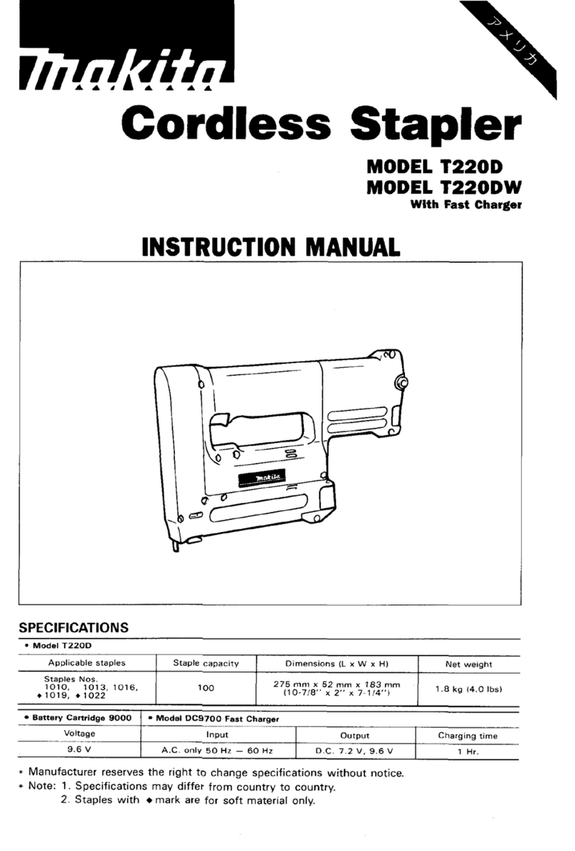 Makita T220D instruction manual