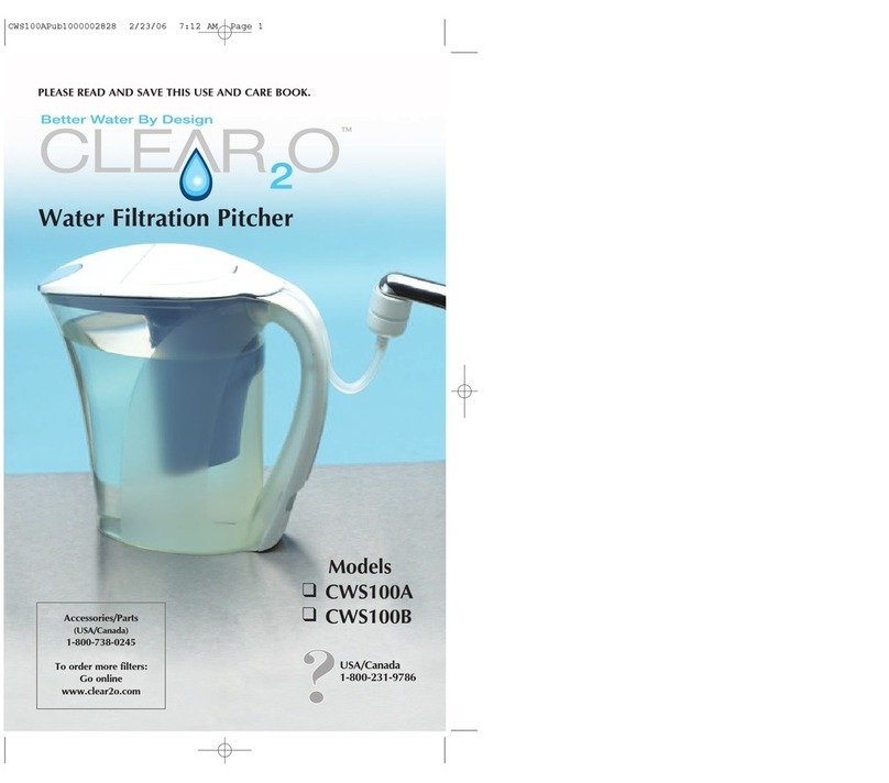 Clear2O CWS100A Installation instructions
