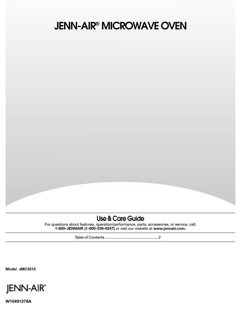 Jenn-Air JMC3215 Use & care guide