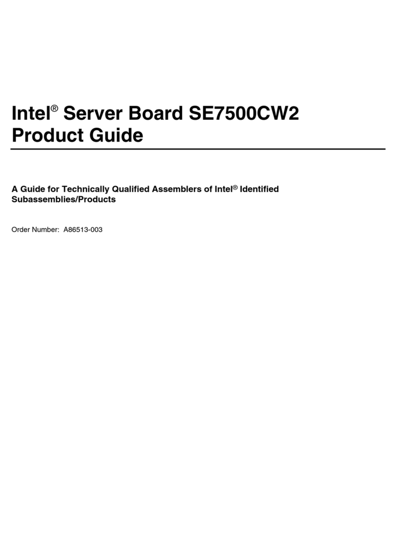 Intel SE7500CW2 User manual