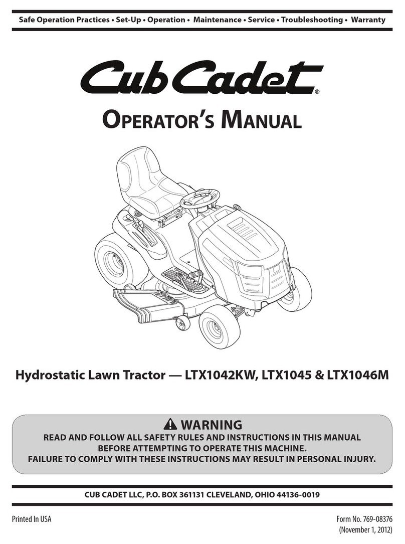 Cub Cadet LTX 1045 User manual