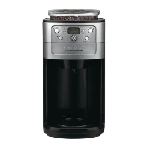 Cuisinart DGB-900BCC Series Instruction booklet