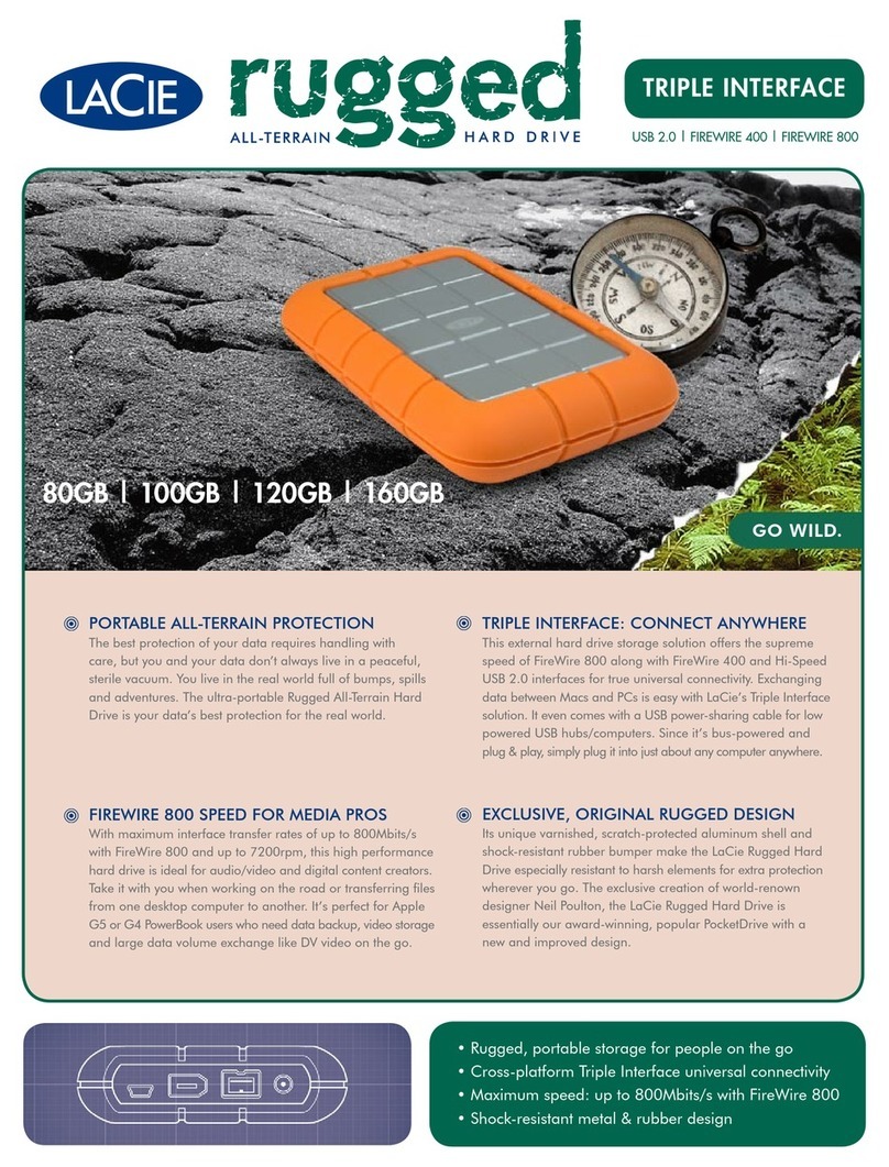 LaCie Rugged Hard Disk Installation and operation manual
