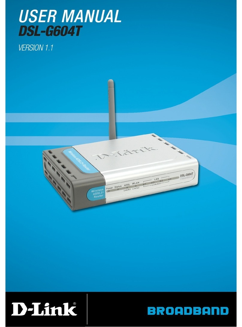 D-Link DSL-G604T User manual