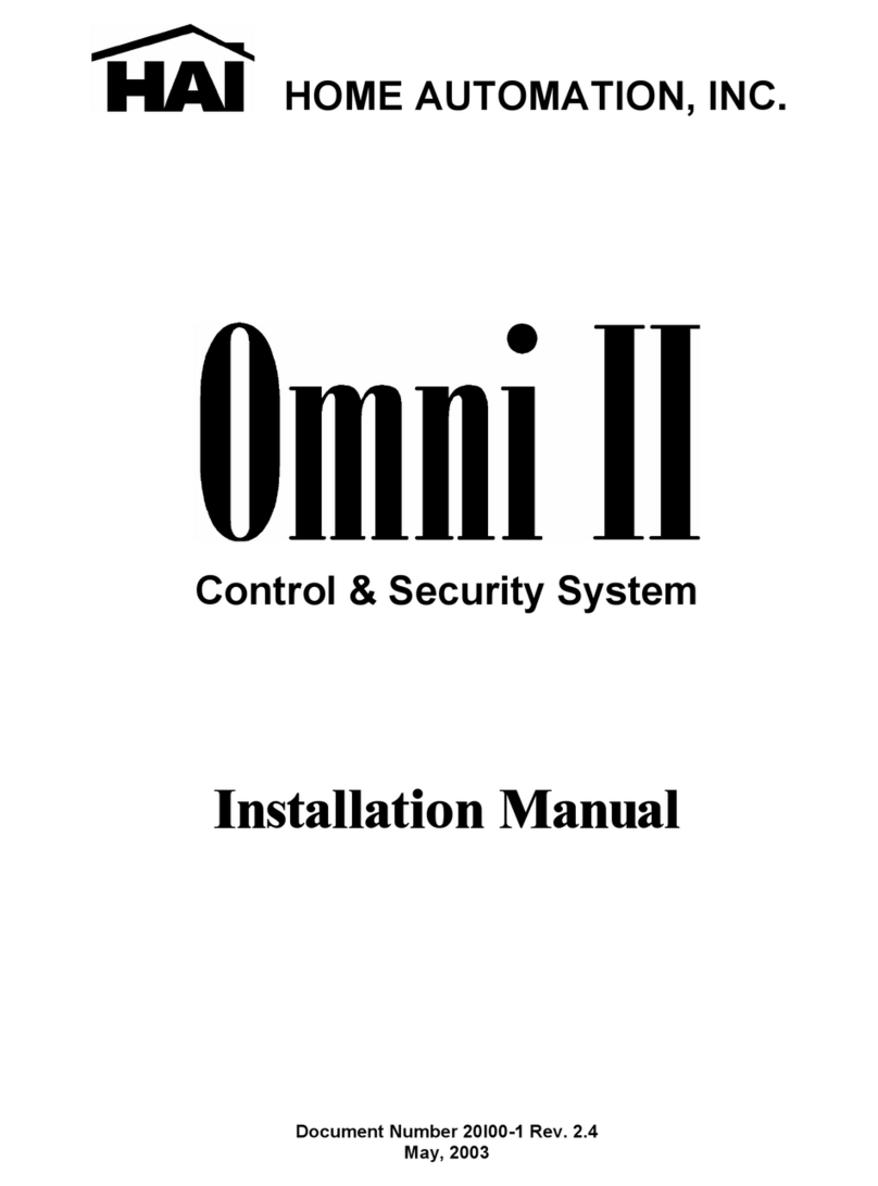 HAI OMNI II User manual