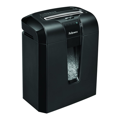 Fellowes POWERSHRED 63Cb User manual