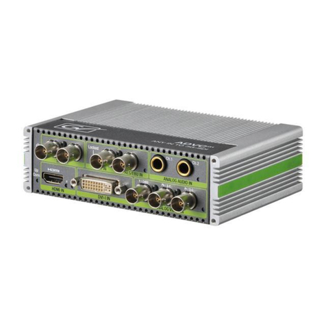 GRASS VALLEY ADVC G1 user manual