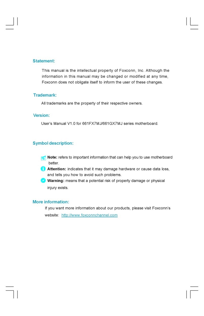 Foxconn 661FX7MJ Series user manual