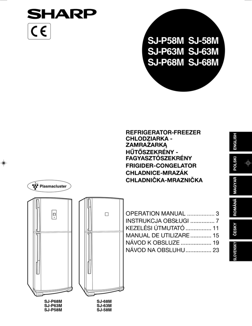 Sharp SJ-P58M Operation manual