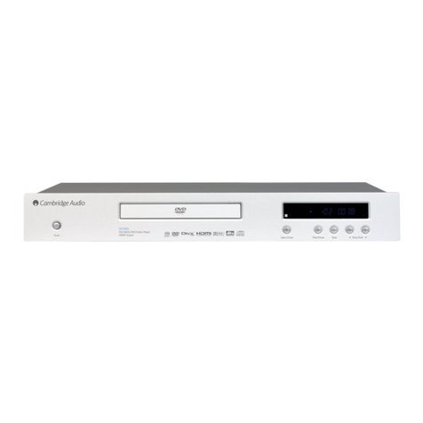 Cambridge Audio DVD89 user manual