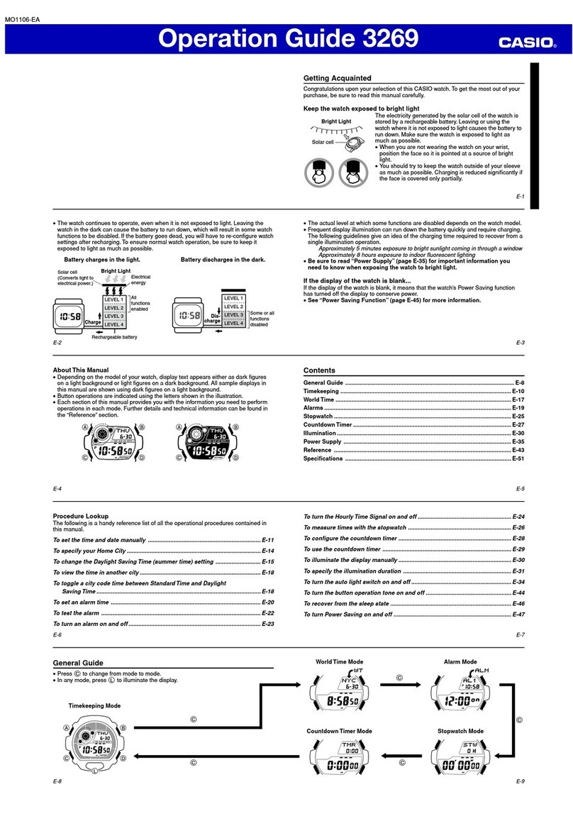 Casio 3269 User manual