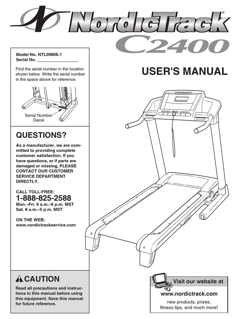 NordicTrack NTL09806.1 user manual