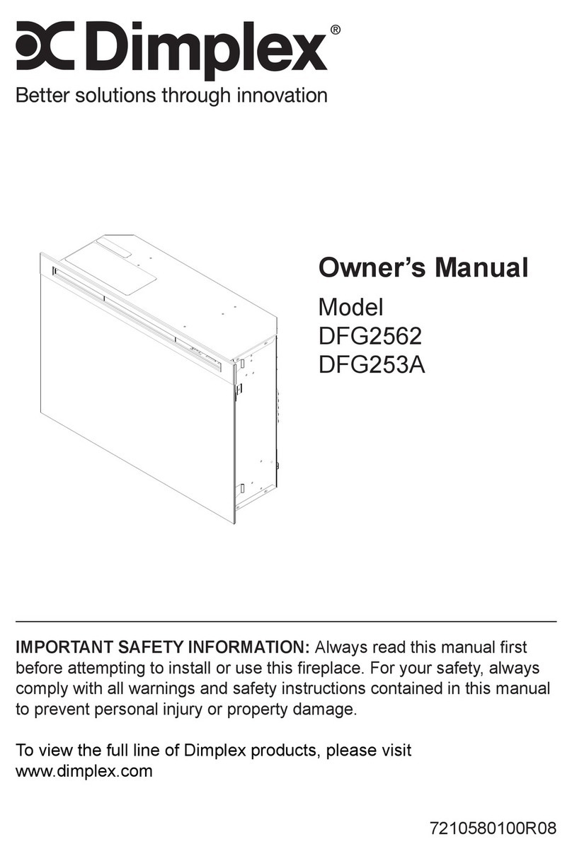 Dimplex DFG2562 User manual