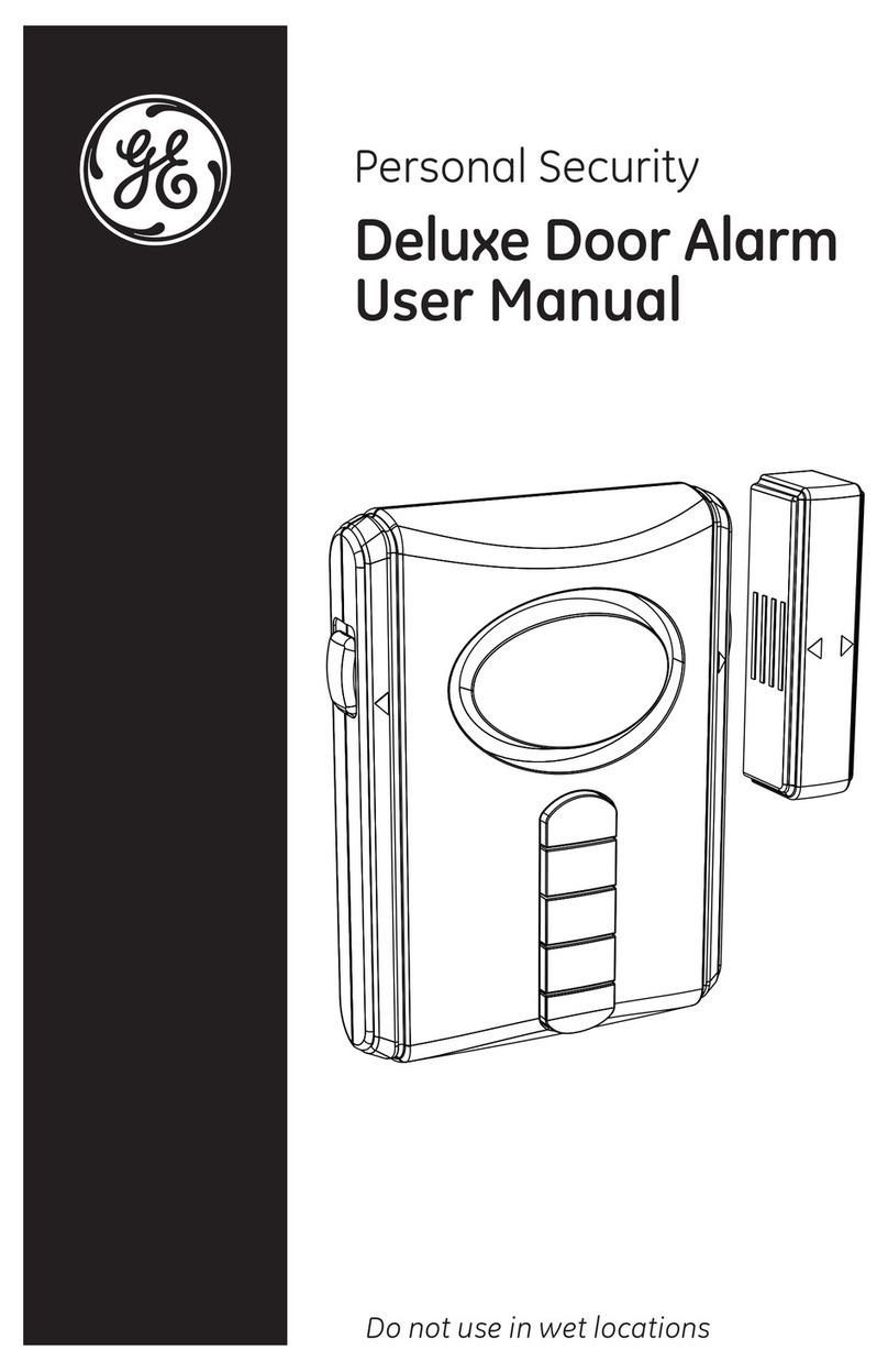 GE DeluxeDoorAlarm user manual