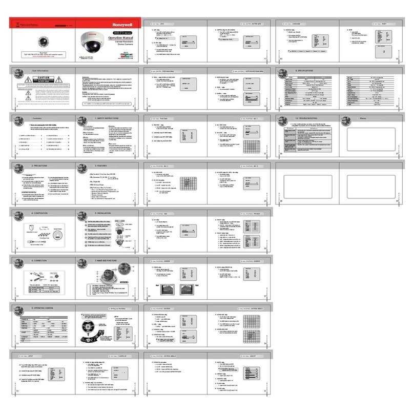 Honeywell HD73 Series User manual