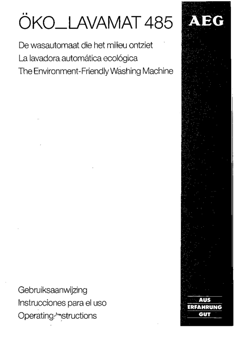 AEG OKO-Lavamat 485 User manual