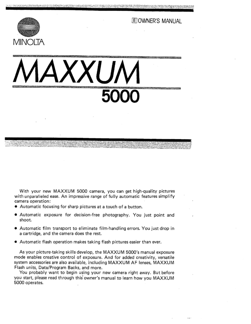 Minolta MAXXUM 5000 owner's manual