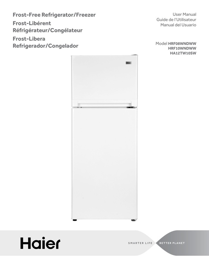Haier HRF08WNDWW User manual Haier HRF08WNDWW User manual