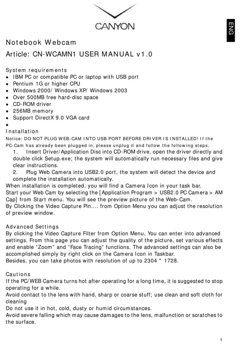 Canyon CN-WCAMN1 user manual