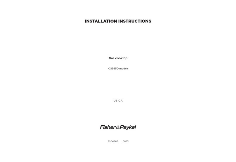 Fisher & Paykel CG365D User manual