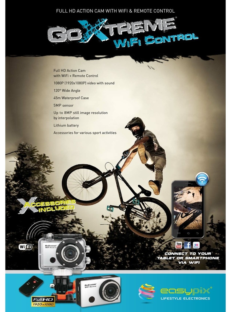 Easypix GoXtreme WiFi Control Specifications