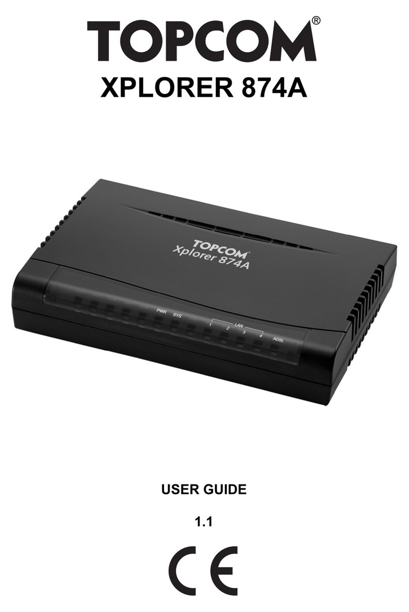 Topcom Xplorer 874A user guide
