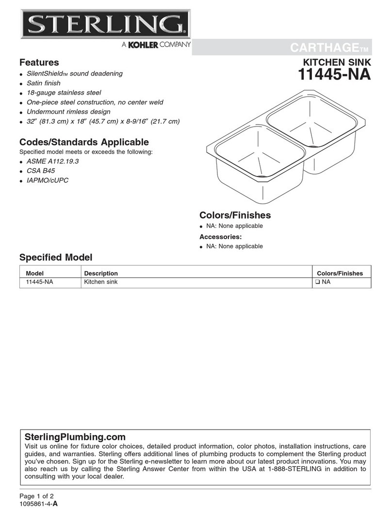 Sterling CARTHAGE 11445-NA Specifications