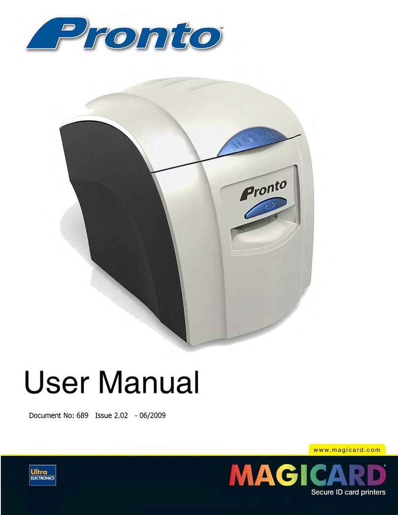 Ultra electronics Magicard Pronto User manual