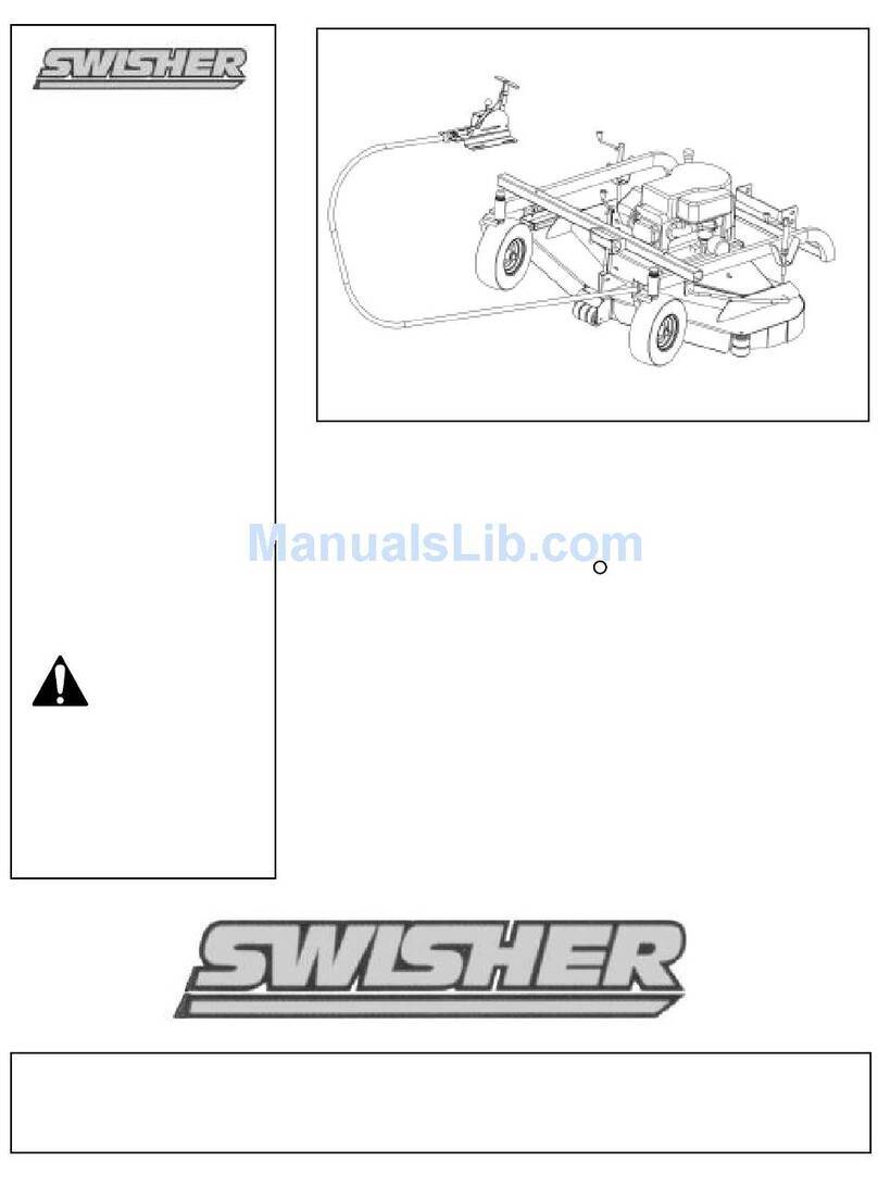 Swisher FT1150 owner's manual