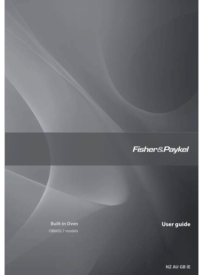 Fisher & Paykel OB60SL7 Series user guide