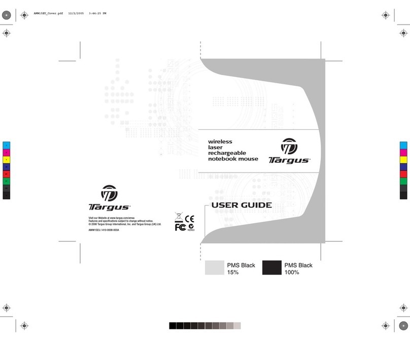 Targus Notebook Mouse User manual
