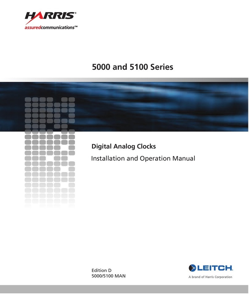 Harris DAC-5016 Installation and operation manual