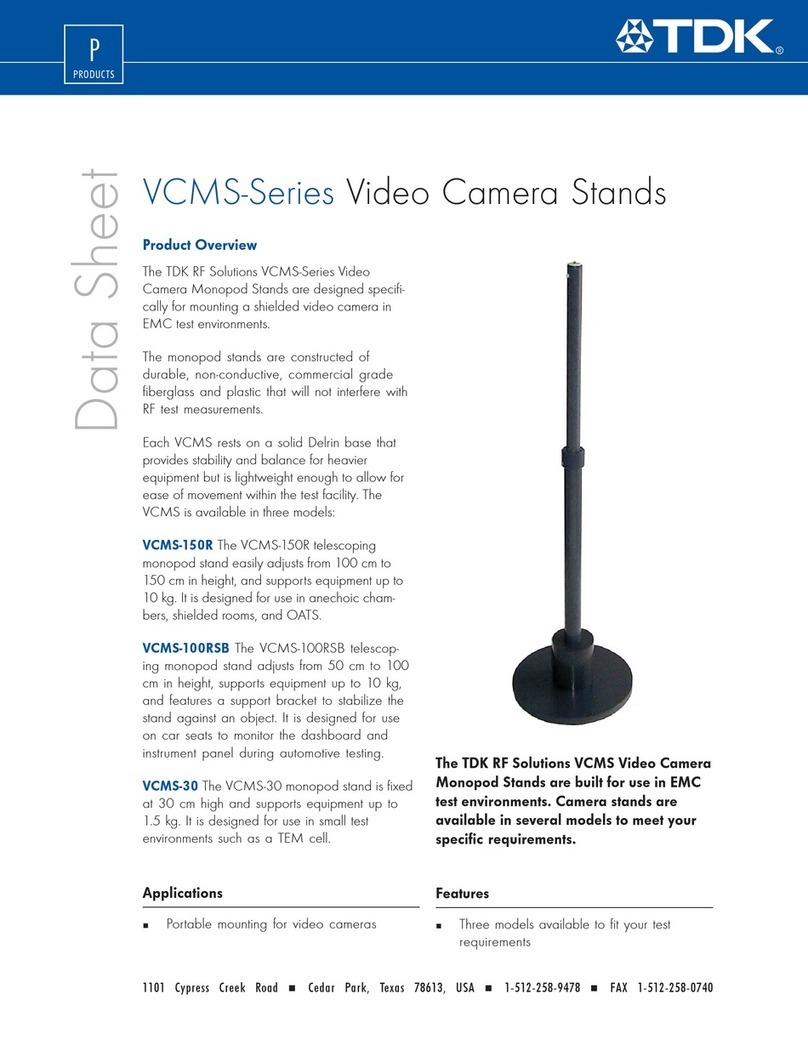 TDK VCMS-150R Specifications