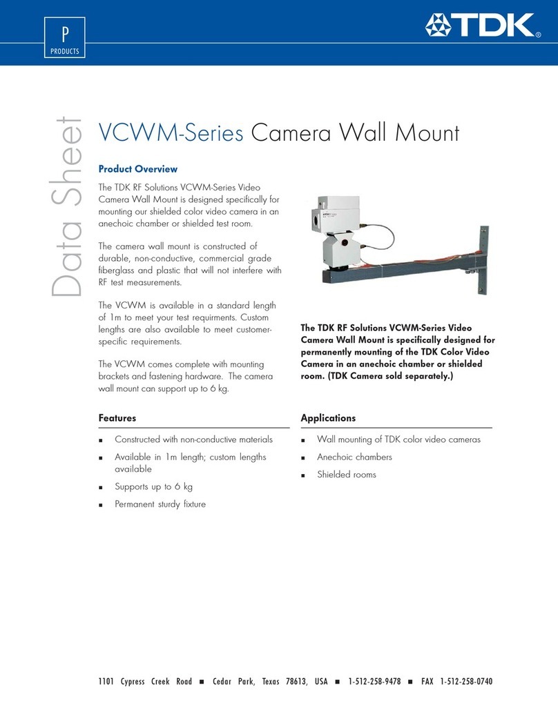 TDK VCWM-100 Specifications