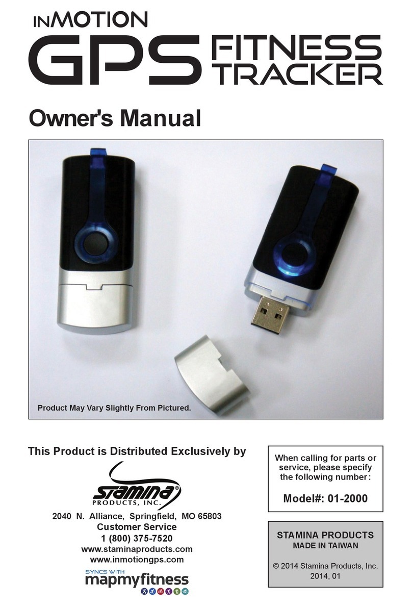 Stamina InMotion 01-2000 owner's manual