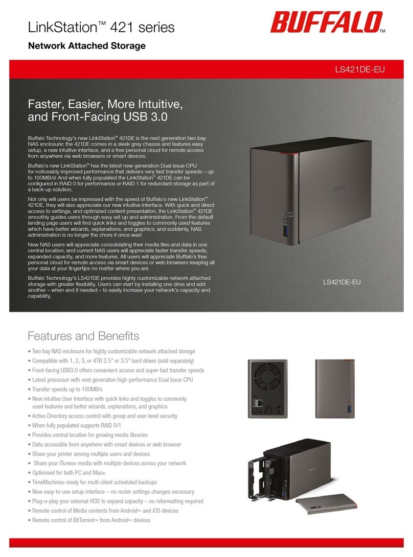 Buffalo LS421DE-EU User manual