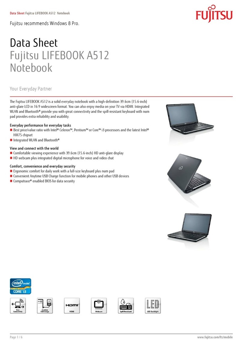 Fujitsu A512 User manual