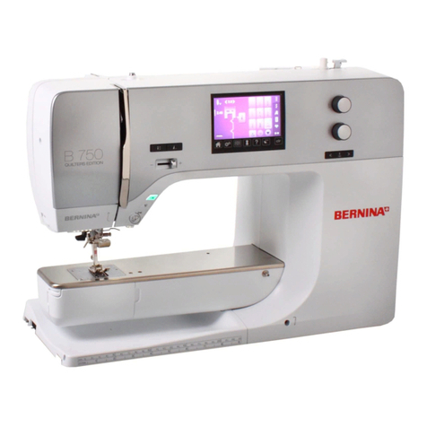 Bernina 750 QE User manual