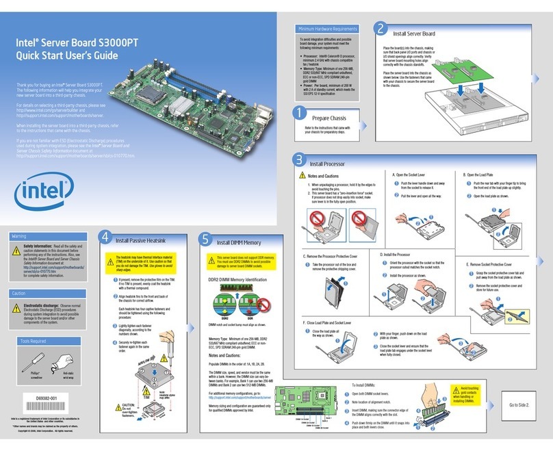 Intel S3000PT Setup guide