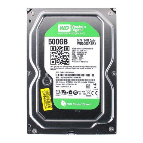 Western Digital WD5000AZRX User manual