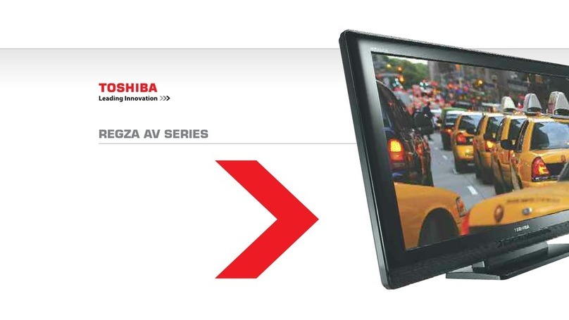 Toshiba REGZA 42AV505DB User manual